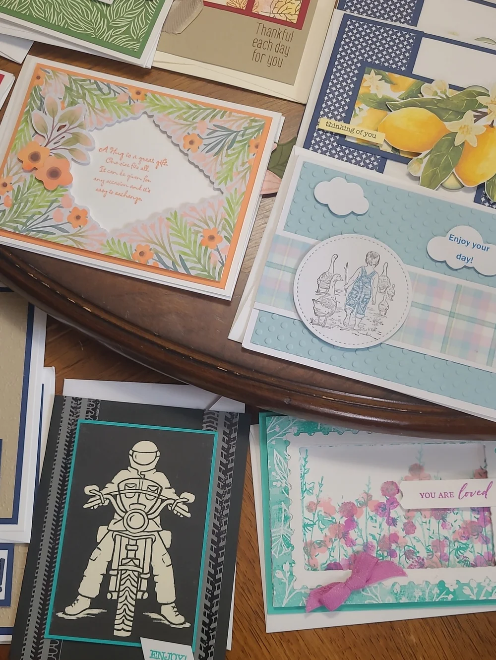 17 Handmade Assorted Mix of Greeting Cards